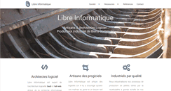 Desktop Screenshot of libre-informatique.fr