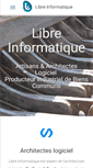 Mobile Screenshot of libre-informatique.fr