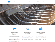 Tablet Screenshot of libre-informatique.fr